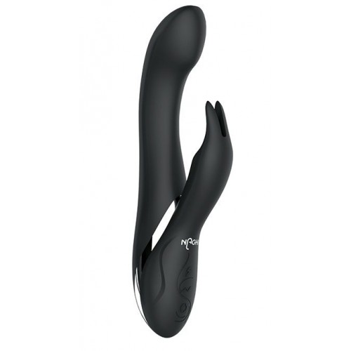 Купить Черный вибратор-кролик NAGHI NO.33 RECHARGEABLE DUO VIBRATOR - 23 см. код товара: 530033/Арт.223577. Секс-шоп в СПб - EROTICOASIS | Интим товары для взрослых 