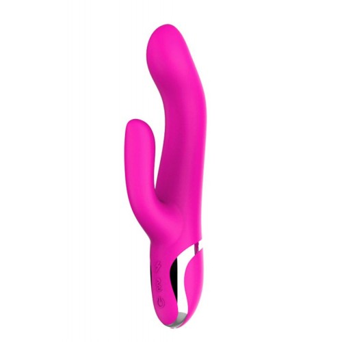 Фото товара: Розовый вибратор-кролик NAGHI NO.43 RECHARGEABLE DUO VIBRATOR - 23 см., код товара: 530043/Арт.223581, номер 1