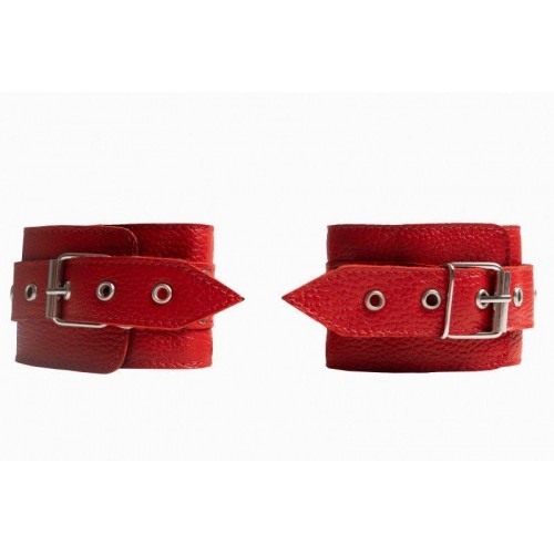 Фото товара: Красные наручники с фиксацией на двух карабинах, код товара: 910-10 BX DD/Арт.223833, номер 3