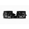 Фото товара: Черные наручники с фиксацией на двух карабинах, код товара: 910-11 BX DD/Арт.223834, номер 3