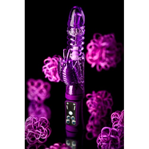 Фото товара: Фиолетовый вибратор-кролик на присоске - 23,5 см., код товара: 690502/Арт.224123, номер 15