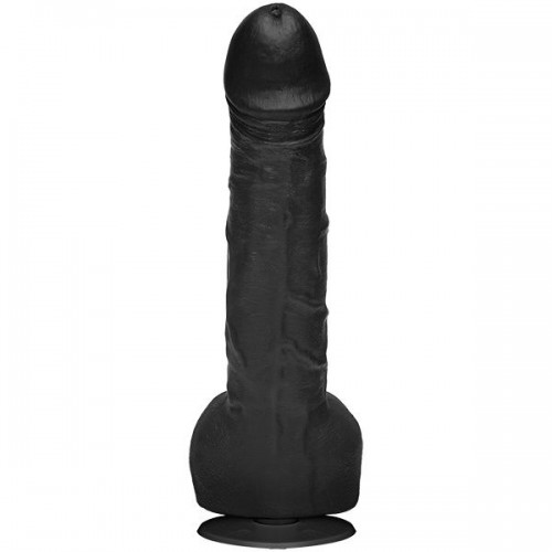 Фото товара: Черный фаллоимитатор с имитацией эякуляции Wet Works 10 Dual Density ULTRASKYN Squirting Cumplay Cock - 26,7 см., код товара: 2406-07-BX/Арт.225136, номер 1