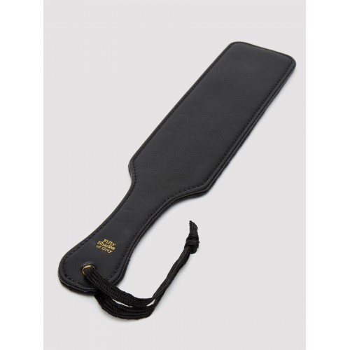 Фото товара: Черная шлепалка Bound to You Faux Leather Spanking Paddle - 38,1 см., код товара: FS-80141/Арт.225145, номер 1