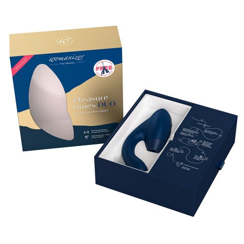 Фото товара: Синий стимулятор Womanizer DUO с вагинальным отростком, код товара: 05518130000/Арт.225487, номер 7