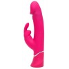 Фото товара: Розовый вибратор-кролик Realistic Dual Density Rechargeable Rabbit Vibrator - 25,5 см., код товара: 79370/Арт.225594, номер 1