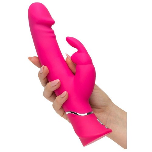 Фото товара: Розовый вибратор-кролик Realistic Dual Density Rechargeable Rabbit Vibrator - 25,5 см., код товара: 79370/Арт.225594, номер 3