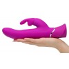 Фото товара: Лиловый вибратор Curve Thrusting Rechargeable Rabbit Vibrator - 24,1 см., код товара: 79369/Арт.225596, номер 3