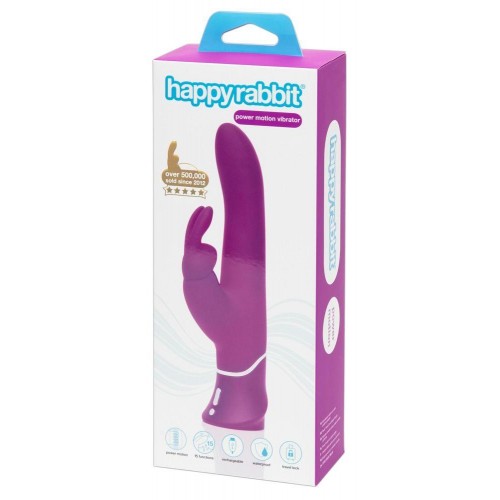 Фото товара: Лиловый вибратор Curve Thrusting Rechargeable Rabbit Vibrator - 24,1 см., код товара: 79369/Арт.225596, номер 5