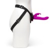 Фото товара: Лиловый страпон Rechargeable Vibrating Strap-On Harness Set - 17,6 см., код товара: 74312/Арт.225597, номер 1