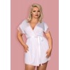 Купить Изящный коротенький пеньюар Girlly с кружевом код товара: Girlly peignoir / Арт.225883. Секс-шоп в СПб - EROTICOASIS | Интим товары для взрослых 