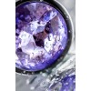 Фото товара: Серебристая гладкая коническая анальная пробка с фиолетовым кристаллом - 7 см., код товара: 690120/Арт.225915, номер 6