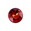 Фото товара: Серебристая удлиненная анальная пробка с красным кристаллом - 10 см., код товара: 690125/Арт.225918, номер 3