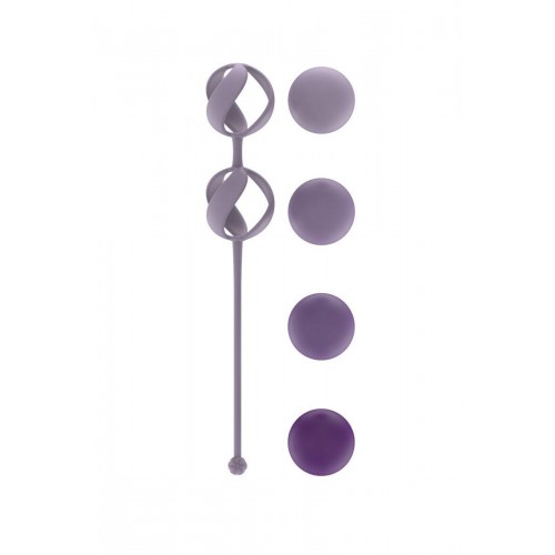 Купить Набор из 4 фиолетовых вагинальных шариков Valkyrie код товара: 3013-03lola/Арт.226171. Секс-шоп в СПб - EROTICOASIS | Интим товары для взрослых 