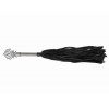 Фото товара: Черная многохвостая плеть с витой ручкой - 63 см., код товара: 911-14 BX DD/Арт.227793, номер 2