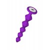 Купить Фиолетовая анальная цепочка с кристаллом Buddy - 17,7 см. код товара: 1400-03lola/Арт.228522. Секс-шоп в СПб - EROTICOASIS | Интим товары для взрослых 