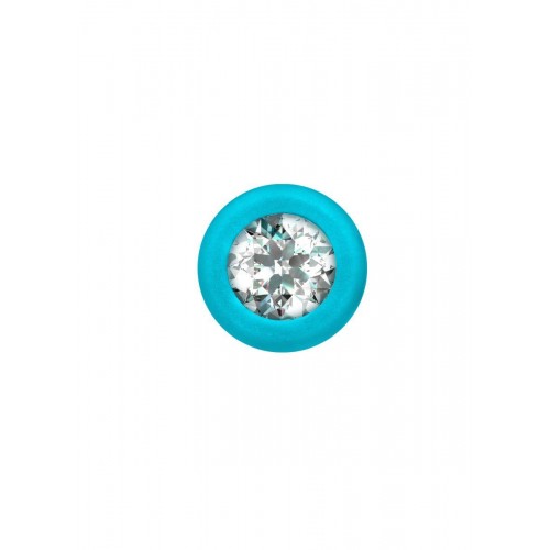 Фото товара: Бирюзовая анальная цепочка с кристаллом Chummy - 16 см., код товара: 1401-02lola/Арт.228526, номер 3