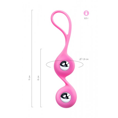 Фото товара: Розовые вагинальные шарики Futa, код товара: 564007/Арт.229314, номер 9