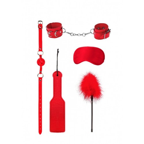 Купить Красный игровой набор БДСМ Introductory Bondage Kit №4 код товара: OU367RED/Арт.229527. Секс-шоп в СПб - EROTICOASIS | Интим товары для взрослых 