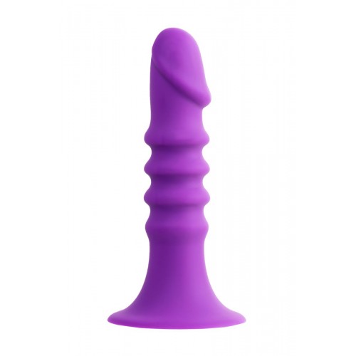 Купить Фиолетовый анальный фаллоимитатор Drilly - 14 см. код товара: 761319 / Арт.229567. Секс-шоп в СПб - EROTICOASIS | Интим товары для взрослых 