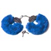 Купить Шикарные синие меховые наручники с ключиками код товара: 06206/Арт.229758. Онлайн секс-шоп в СПб - EroticOasis 