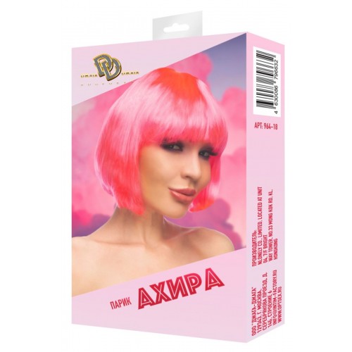 Фото товара: Ярко-розовый парик  Ахира, код товара: 964-18 BX DD/Арт.230214, номер 2