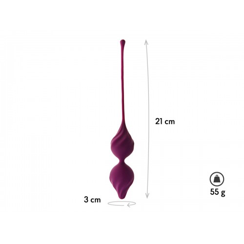Фото товара: Фиолетовые вагинальные шарики Alcor, код товара: 06151/Арт.230784, номер 1