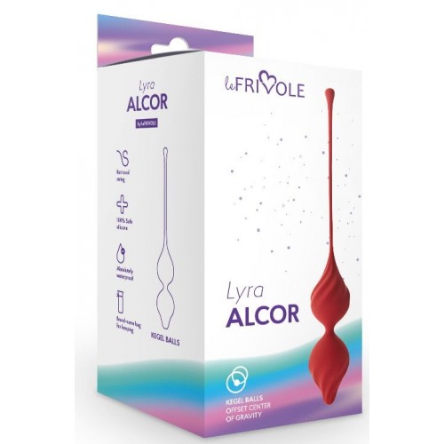 Фото товара: Бордовые вагинальные шарики Alcor, код товара: 06152/Арт.230785, номер 2