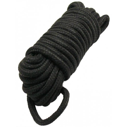 Фото товара: Черная верёвка для бондажа и декоративной вязки - 10 м., код товара: P3379B/Арт.231292, номер 1