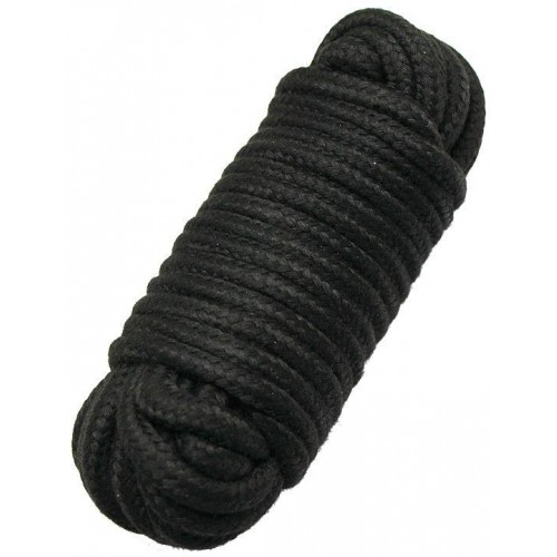 Купить Черная верёвка для бондажа и декоративной вязки - 10 м. код товара: P3379B/Арт.231292. Секс-шоп в СПб - EROTICOASIS | Интим товары для взрослых 