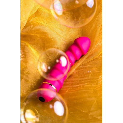 Фото товара: Розовый рельефный вибромассажер - 16 см., код товара: 690401/Арт.232088, номер 13