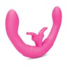 Купить Розовый парный вибратор-кролик Together Vibes - 35,6 см. код товара: TOG-001/Арт.232395. Секс-шоп в СПб - EROTICOASIS | Интим товары для взрослых 
