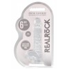 Фото товара: Прозрачный фаллоимитатор Realrock Crystal Clear 6 inch - 17 см., код товара: REA090TRA/Арт.233287, номер 2