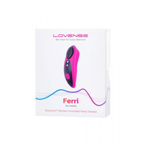 Фото товара: Розово-черный вибростимулятор в трусики Lovense Ferri, код товара: LE-09/Арт.233392, номер 8