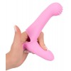 Фото товара: Нежно-розовая двойная вибронасадка на палец Vibrating Finger Extension - 17 см., код товара: 05500940000/Арт.233776, номер 4