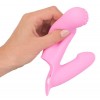 Фото товара: Нежно-розовая двойная вибронасадка на палец Vibrating Finger Extension - 17 см., код товара: 05500940000/Арт.233776, номер 5