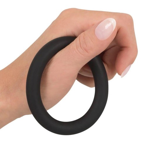 Фото товара: Черное эрекционное кольцо на пенис и мошонку, код товара: 05378450000/Арт.233777, номер 2