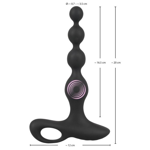 Фото товара: Черная анальная цепочка с вибрацией Rechargeable Anal Beads - 20 см., код товара: 05505310000/Арт.234783, номер 5