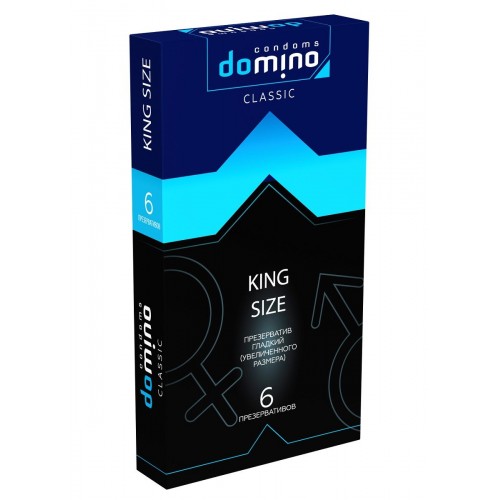 Купить Презервативы увеличенного размера DOMINO Classic King size - 6 шт. код товара: DOMINO Classic King size №6/Арт.235065. Секс-шоп в СПб - EROTICOASIS | Интим товары для взрослых 