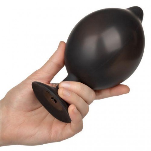 Фото товара: Черная расширяющаяся анальная пробка XL Silicone Inflatable Plug - 16 см., код товара: SE-0430-30-3/Арт.235349, номер 3