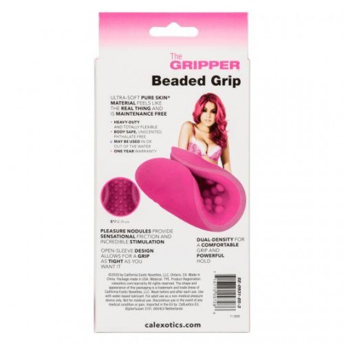 Фото товара: Розовый рельефный мастурбатор Beaded Grip, код товара: SE-0931-05-3/Арт.235359, номер 2