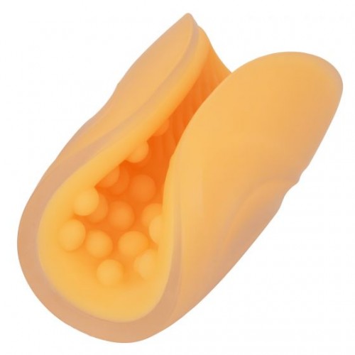 Купить Оранжевый рельефный мастурбатор Dual Grip код товара: SE-0931-10-3/Арт.235360. Секс-шоп в СПб - EROTICOASIS | Интим товары для взрослых 
