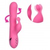 Фото товара: Розовый вибратор-кролик с волновым движением ствола Santa Barbara Surfer - 24 см., код товара: SE-4350-65-3/Арт.235365, номер 1