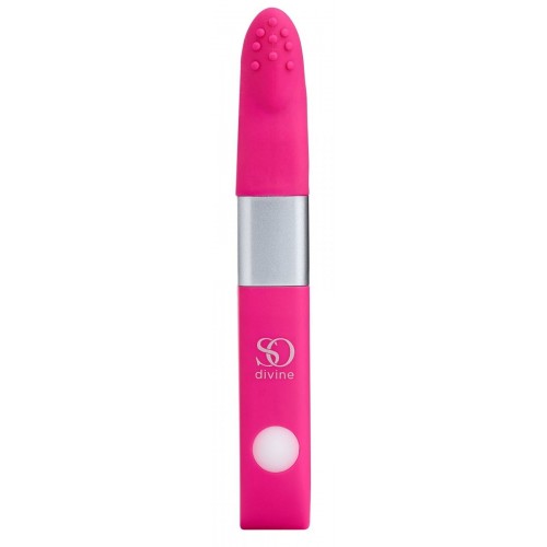 Купить Ярко-розовый вибростимулятор Get Lucky USB Vibrator - 12 см. код товара: SOUSB/Арт.235430. Секс-шоп в СПб - EROTICOASIS | Интим товары для взрослых 