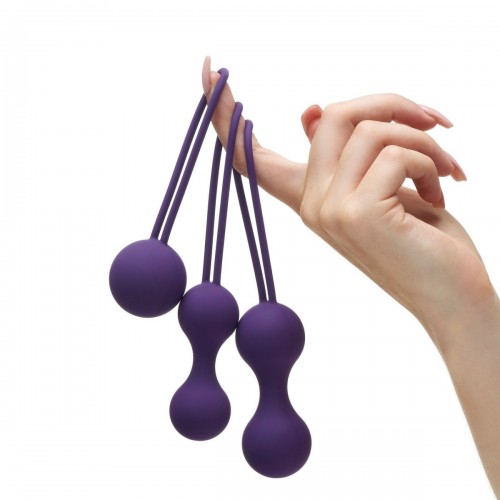 Фото товара: Набор из 3 фиолетовых вагинальных шариков Kegel Training Set, код товара: J1306/Арт.235436, номер 2