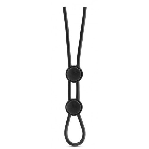 Купить Черное двойное эрекционное лассо Silicone Double Loop Cock Ring код товара: BL-32095/Арт.236077. Секс-шоп в СПб - EROTICOASIS | Интим товары для взрослых 