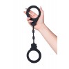 Фото товара: Черные силиконовые наручники  Штучки-дрючки, код товара: 690062/Арт.236782, номер 2