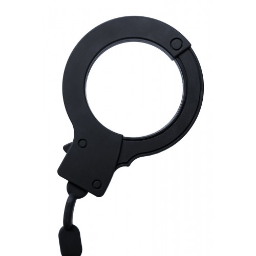 Фото товара: Черные силиконовые наручники  Штучки-дрючки, код товара: 690062/Арт.236782, номер 6