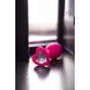 Фото товара: Розовая анальная втулка с прозрачным стразом-сердечком - 7 см., код товара: 690023/Арт.236908, номер 10