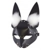 Купить Черная маска  Зайка  с меховыми ушками код товара: 3415-1/Арт.237476. Секс-шоп в СПб - EROTICOASIS | Интим товары для взрослых 