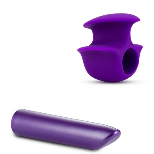 Фото товара: Фиолетовый вибромассажер B6 - 10,16 см., код товара: BL-76661/Арт.237908, номер 2